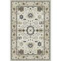 Dynamic Rugs 8531 Yazd Collection 5.3 in. Traditional Round Rug- Ivory YAR58531100